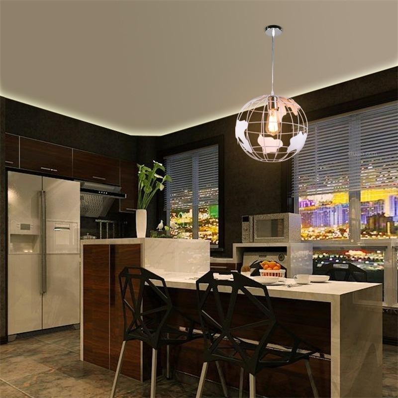 Freyza - Modern Nordic World Globe Hanging Light