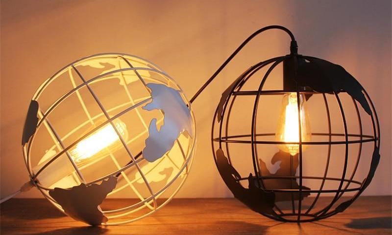 Freyza - Modern Nordic World Globe Hanging Light
