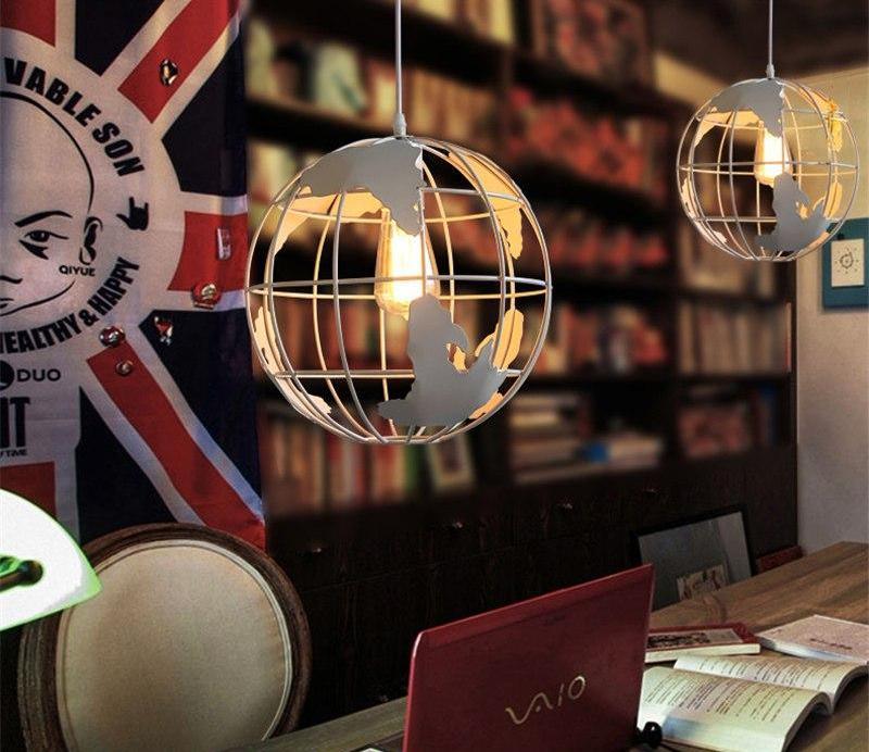 Freyza - Modern Nordic World Globe Hanging Light