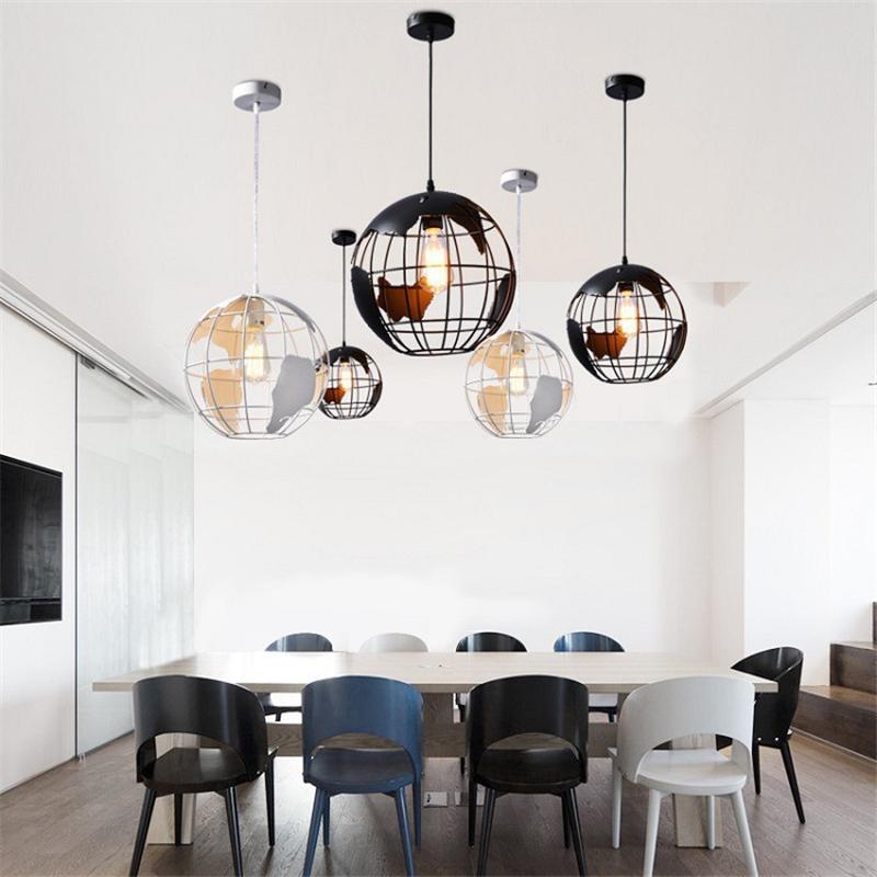 Freyza - Modern Nordic World Globe Hanging Light