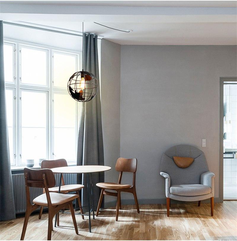 Freyza - Modern Nordic World Globe Hanging Light
