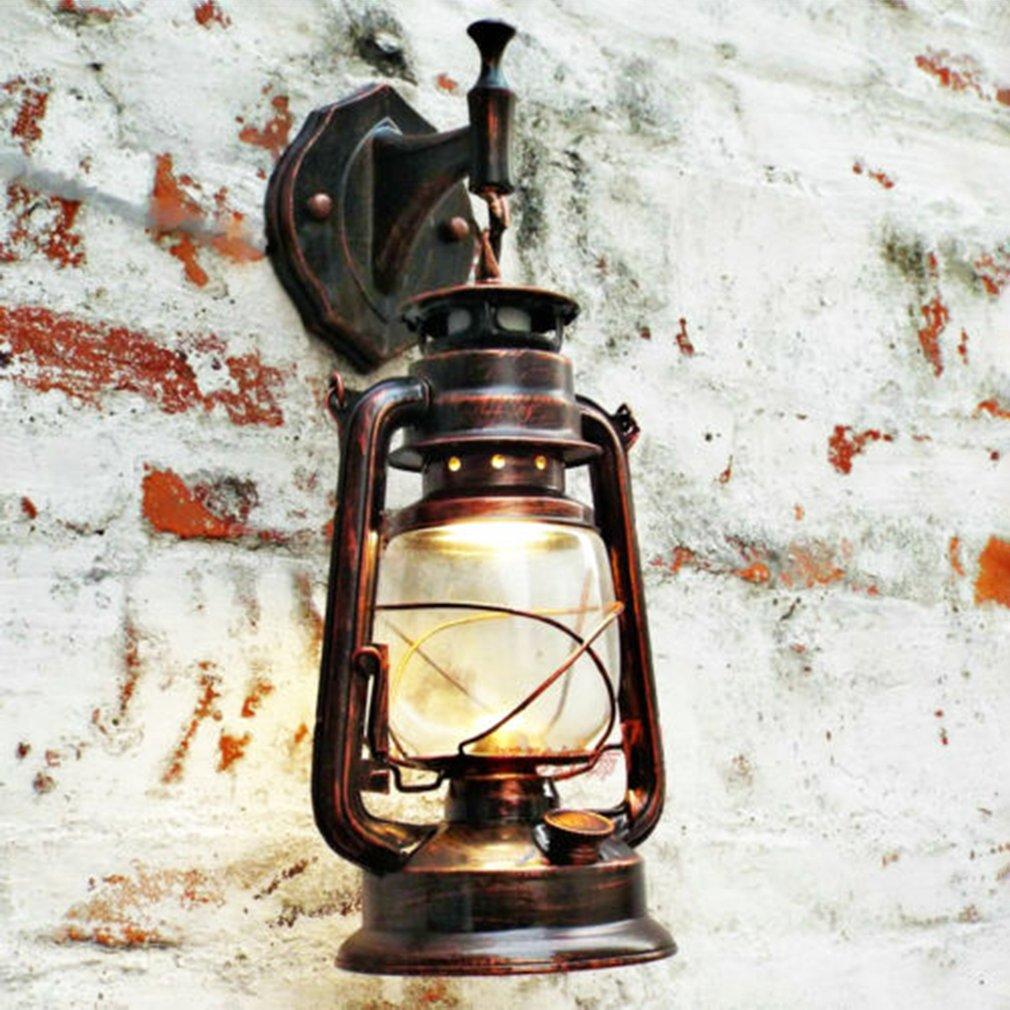 Freyza - Vintage Lantern Style Wall Mount Lamp