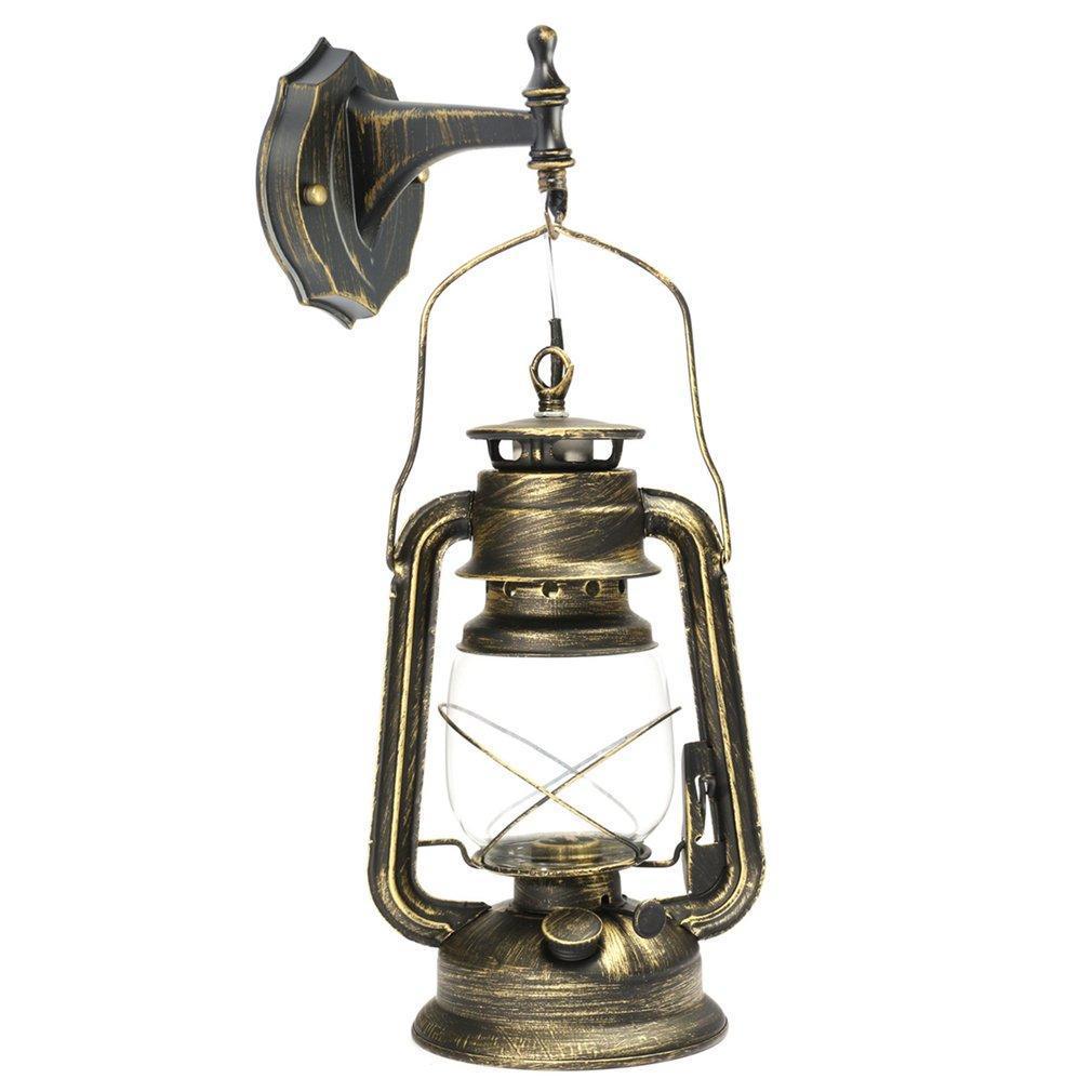 Freyza - Vintage Lantern Style Wall Mount Lamp