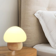 Freyza - Champi - Wooden Base Mushroom Lamp