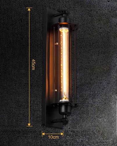 Freyza - Industrie Stil Vintage Bar Wandleuchte