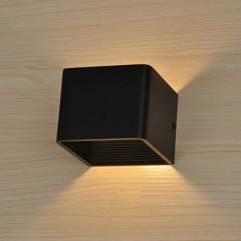 Freyza - Modern LED Up Down Cube Wall Lamp