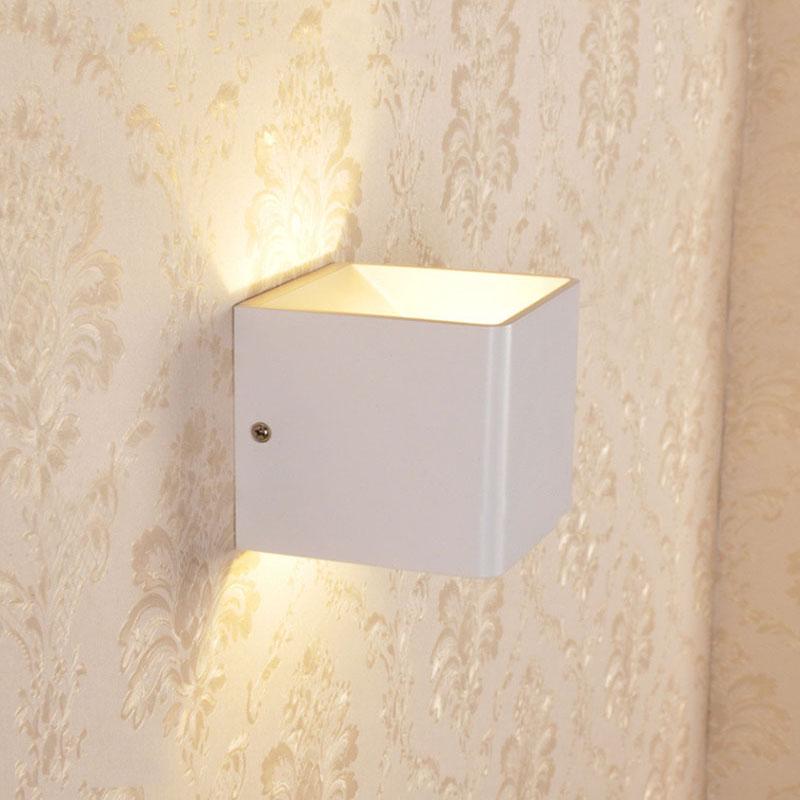 Freyza - Modern LED Up Down Cube Wall Lamp