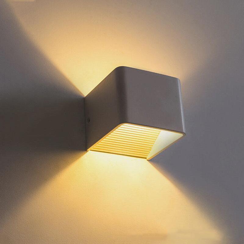 Freyza - Modern LED Up Down Cube Wall Lamp