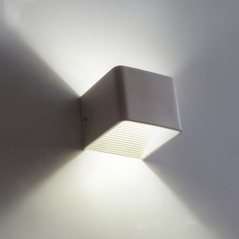 Freyza - Modern LED Up Down Cube Wall Lamp