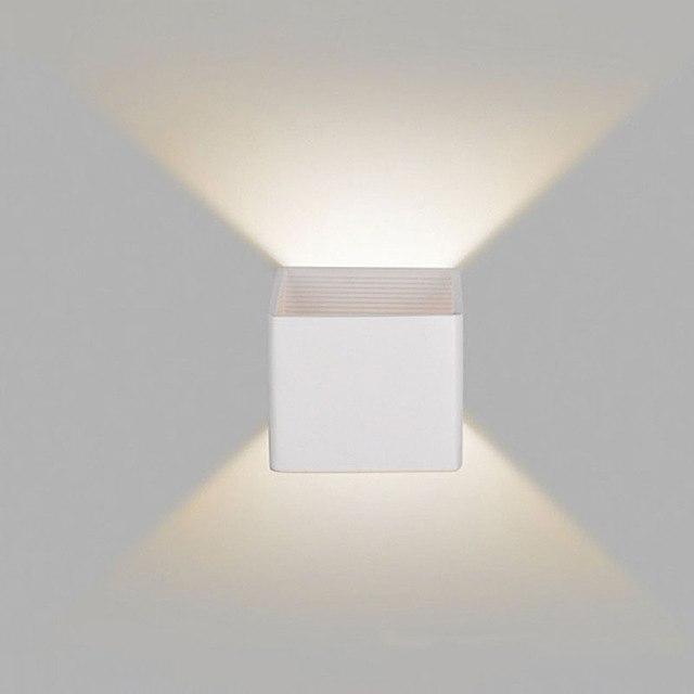 Freyza - Modern LED Up Down Cube Wall Lamp