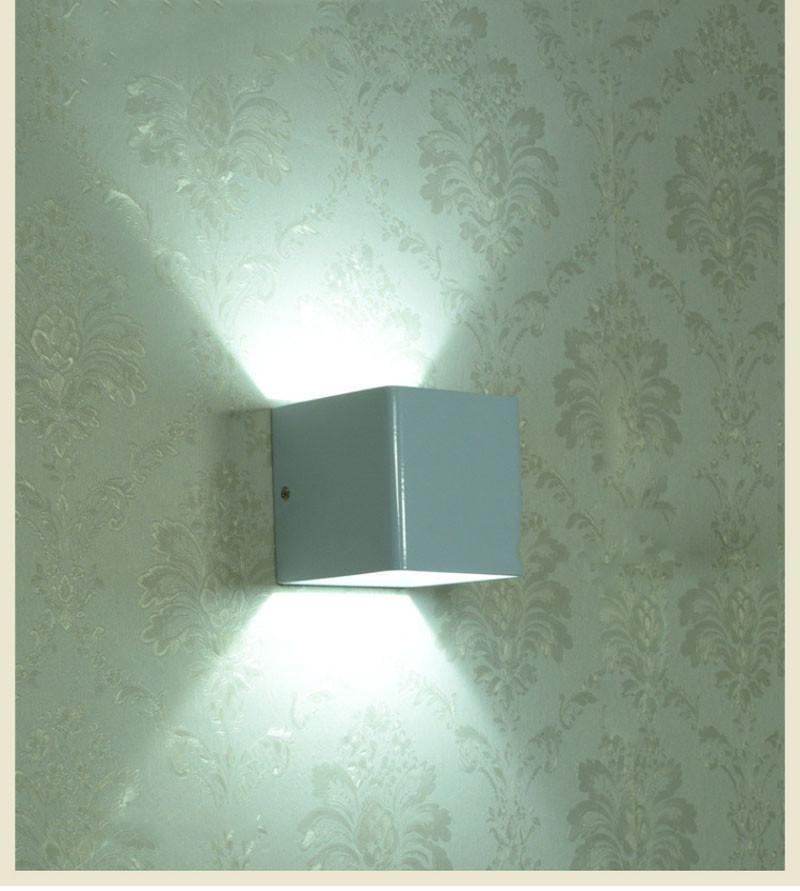 Freyza - Modern LED Up Down Cube Wall Lamp