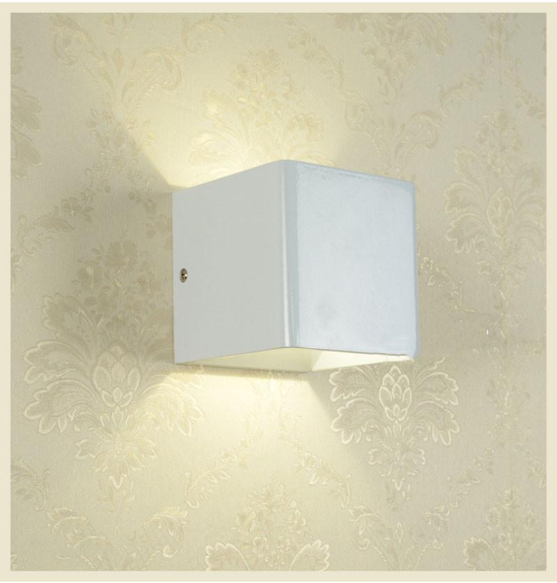 Freyza - Modern LED Up Down Cube Wall Lamp
