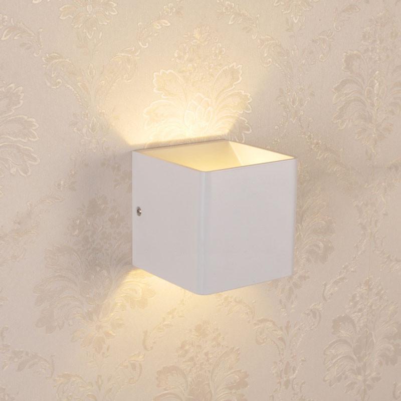 Freyza - Modern LED Up Down Cube Wall Lamp