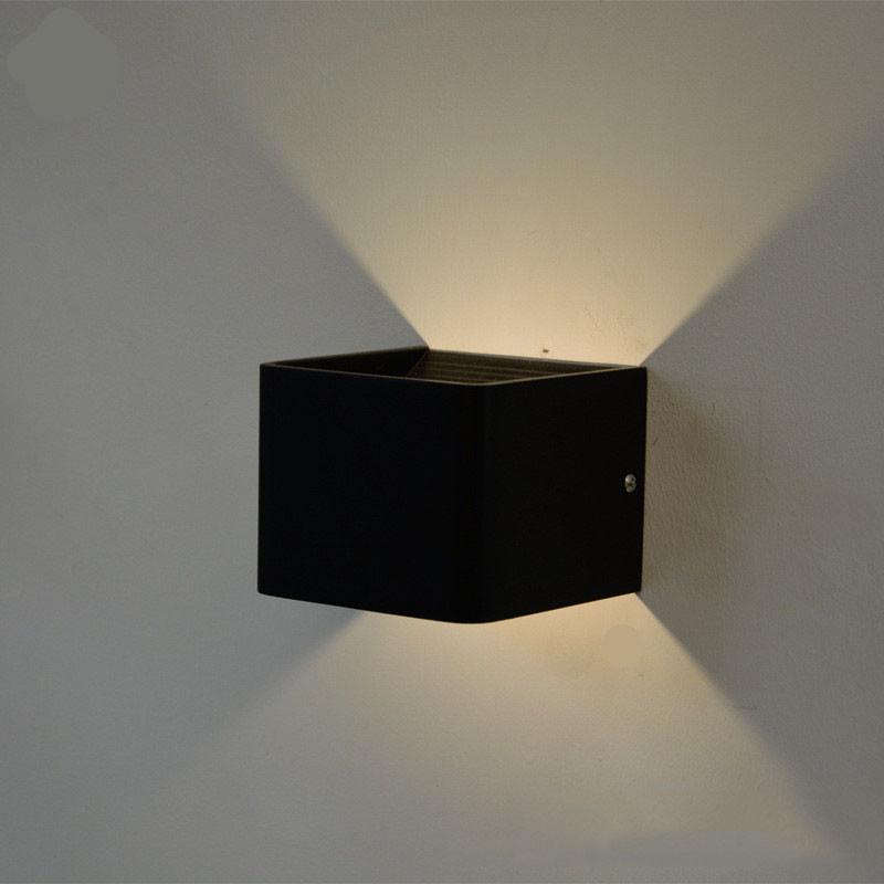 Freyza - Modern LED Up Down Cube Wall Lamp