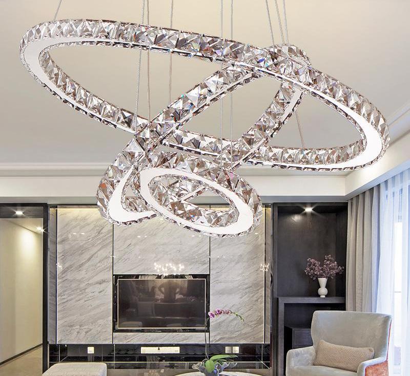 Freyza - Circular Crystal LED Chandelier