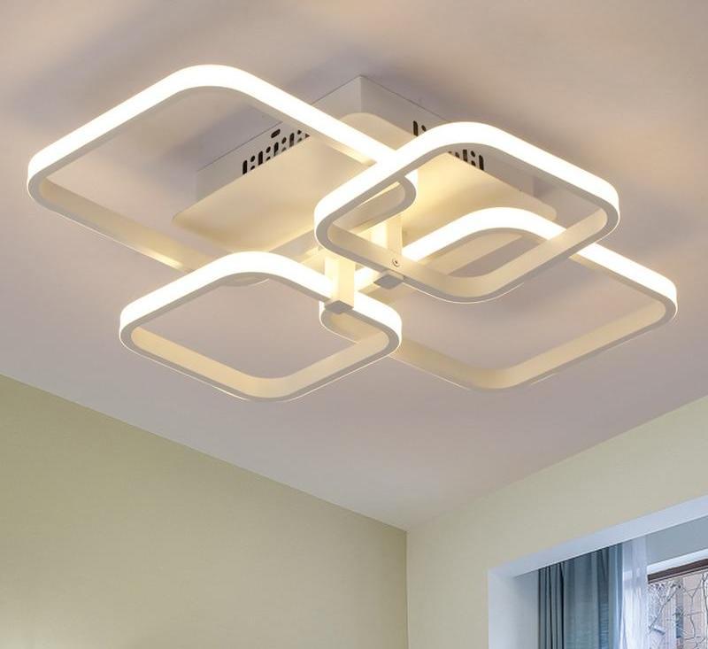 Freyza - Layered Square Modern LED Chandelier