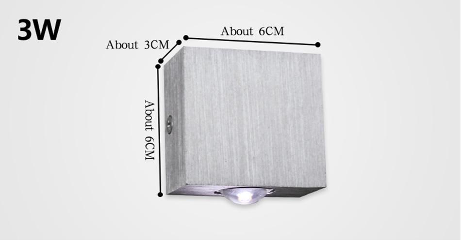 Freyza - Modern LED Cube Box Wall Lamp