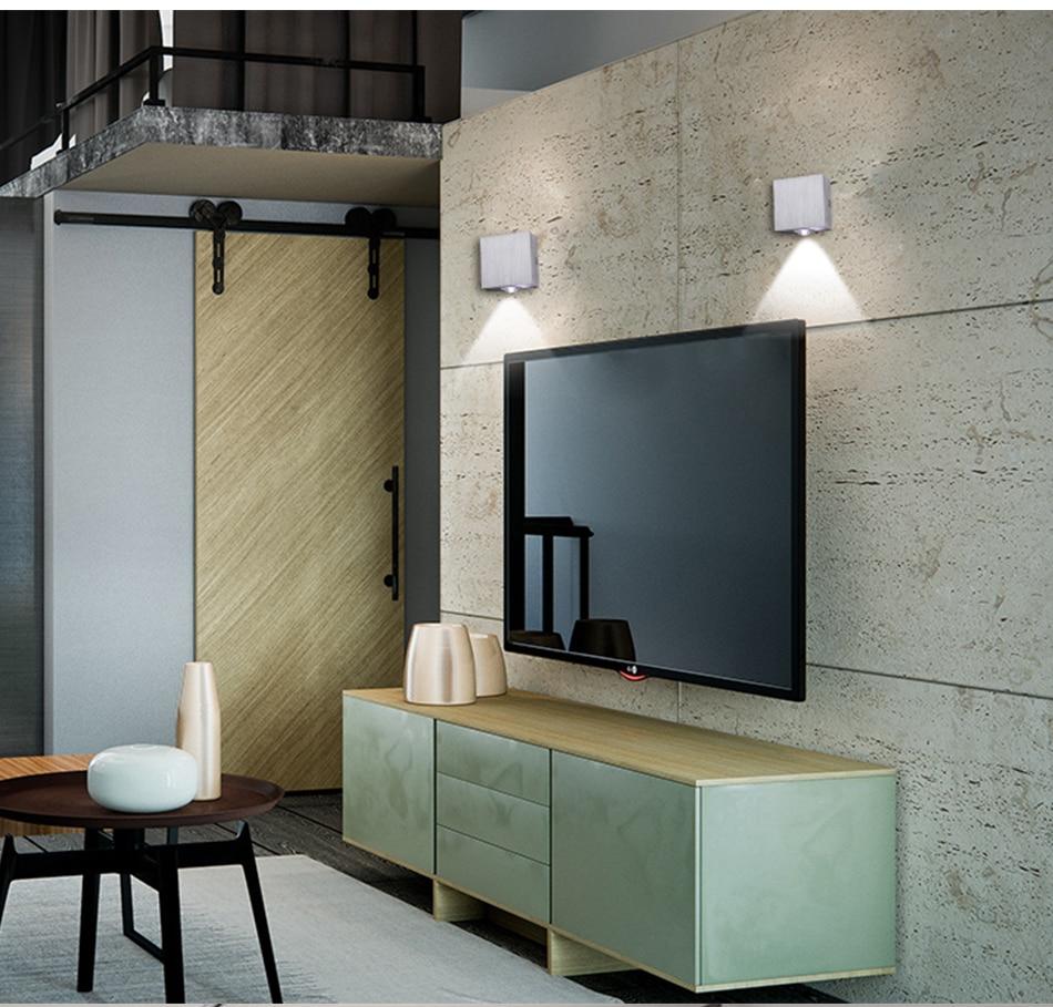 Freyza - Modern LED Cube Box Wall Lamp
