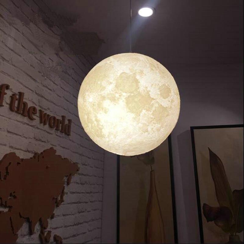 Freyza - Lampe suspendue 3D pleine lune