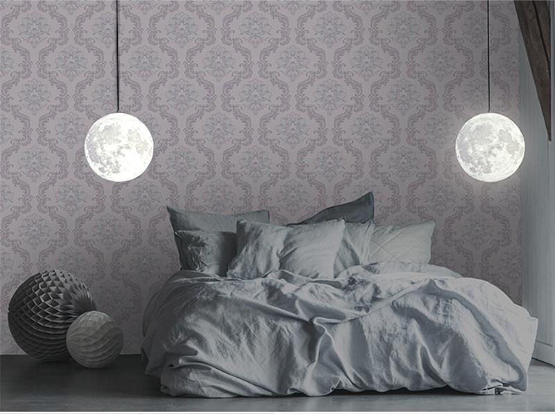 Freyza - Lampe suspendue 3D pleine lune