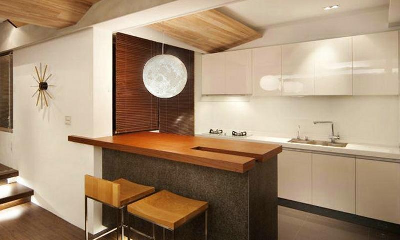 Freyza - Lampe suspendue 3D pleine lune