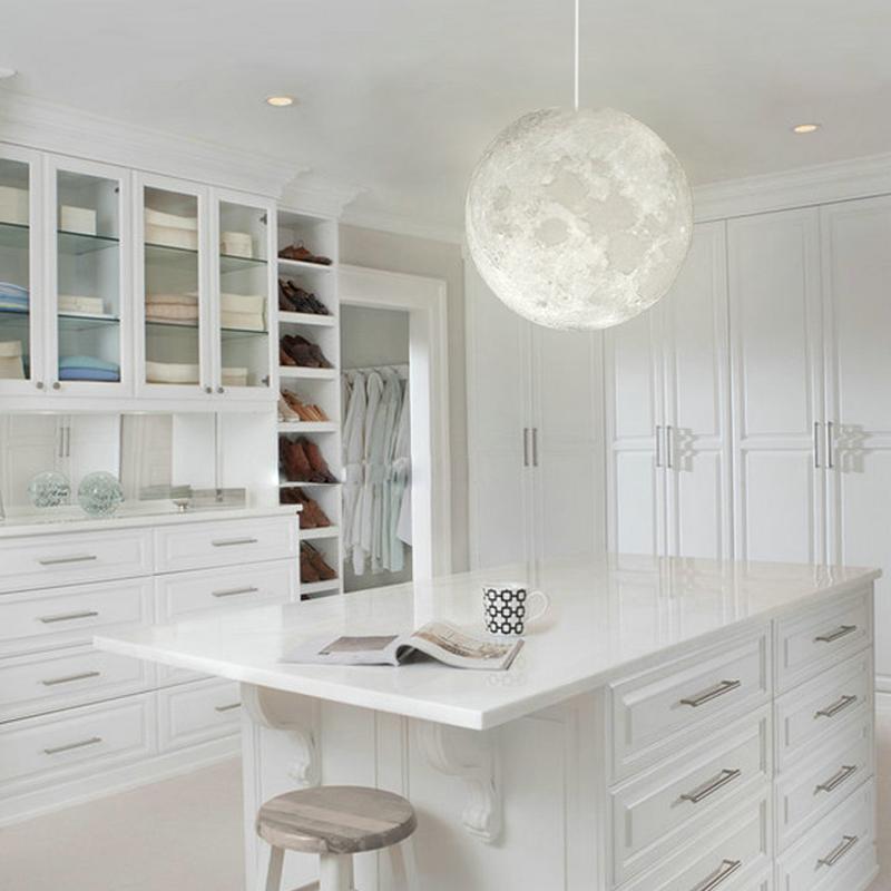 Freyza - Lampe suspendue 3D pleine lune