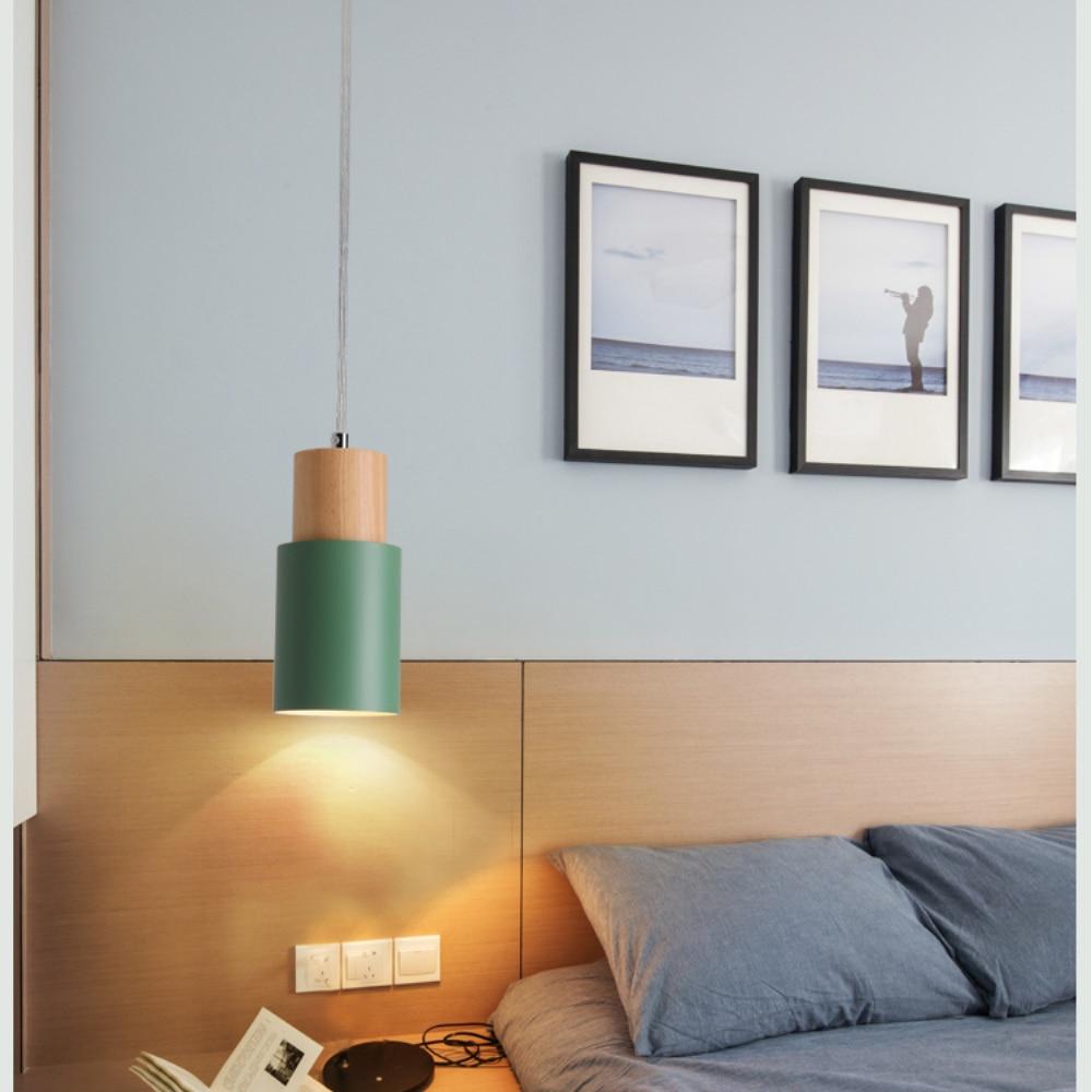 Freyza - Designer Nordic Wooden Base Hanging Light