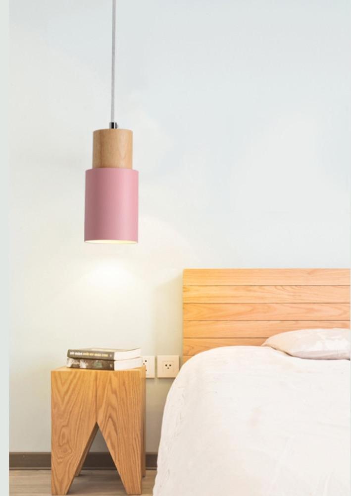 Freyza - Designer Nordic Wooden Base Hanging Light
