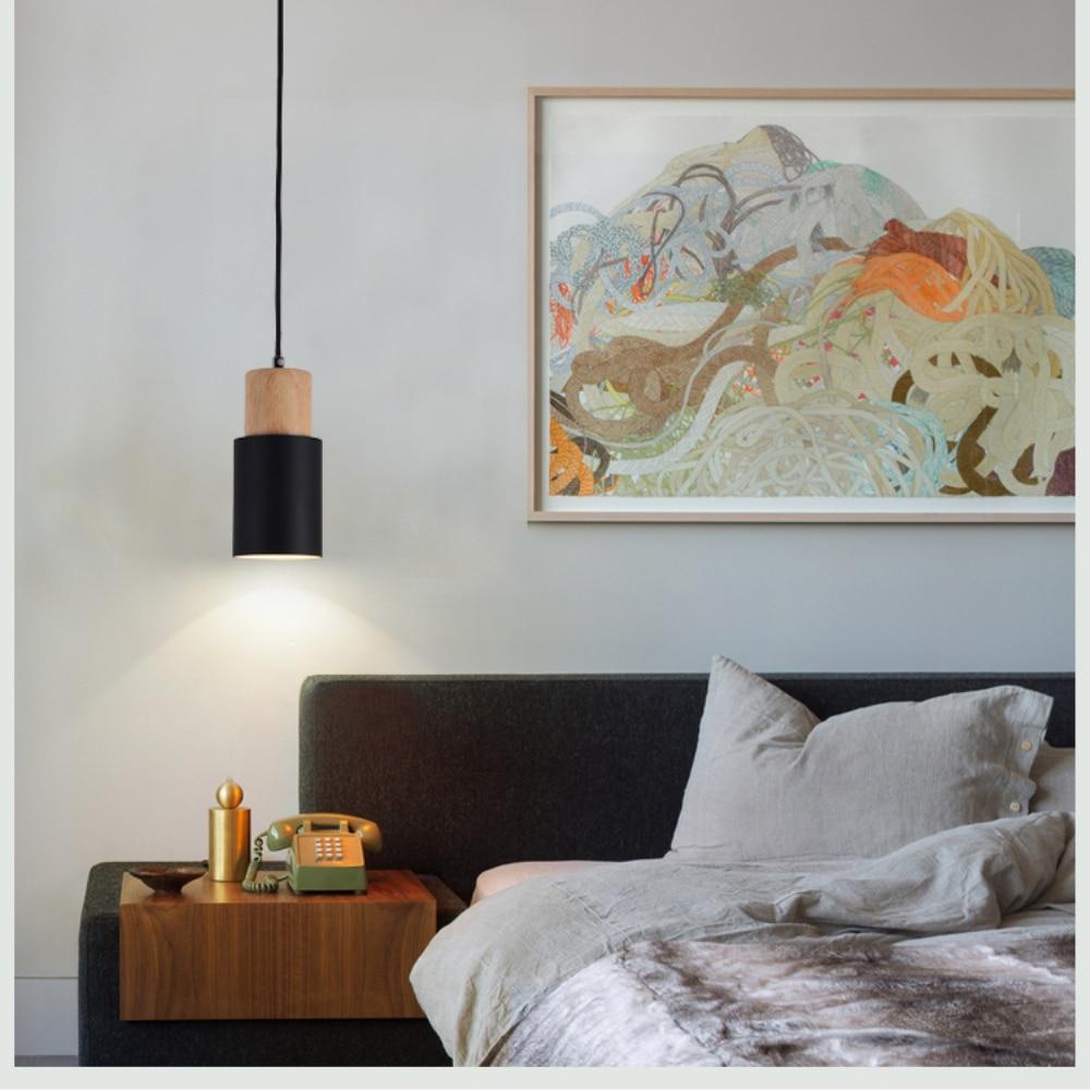 Freyza - Designer Nordic Wooden Base Hanging Light