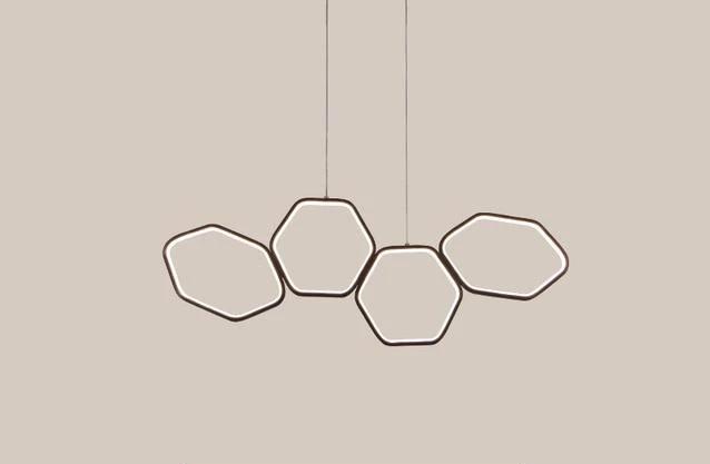 Freyza - Jocasta - Art Deco LED Geometric Chandelier