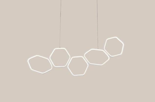 Freyza - Jocasta - Art Deco LED Geometric Chandelier