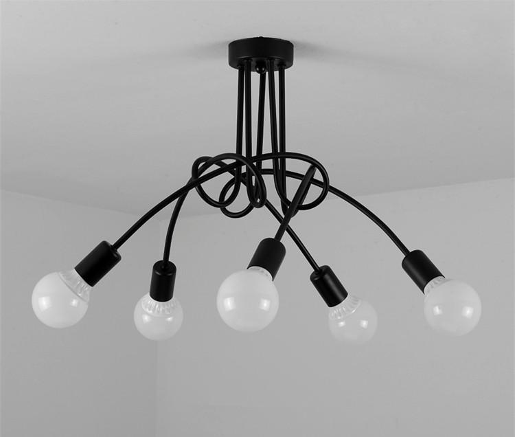 Freyza – moderne Kronleuchterleuchte im Industrial-Loft-Stil