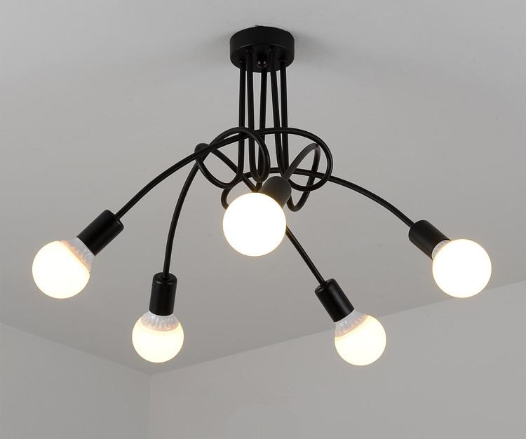 Freyza – moderne Kronleuchterleuchte im Industrial-Loft-Stil