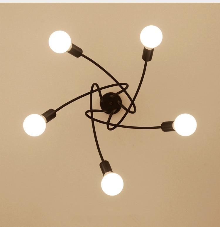 Freyza – moderne Kronleuchterleuchte im Industrial-Loft-Stil