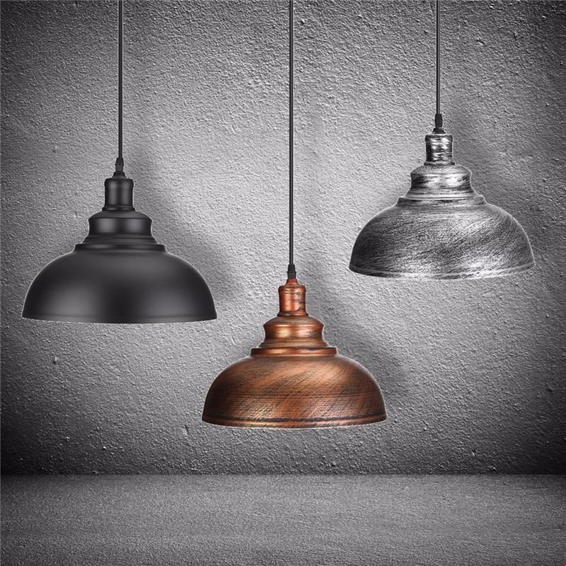 Freyza – Crios – Vintage-Industrielampe mit kuppelförmigem Hängeschirm