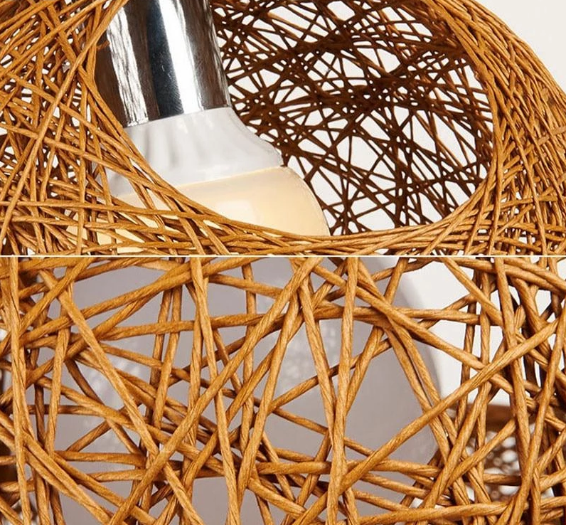 Freyza - Hilde - Vintage Wicker Pendant Lamp