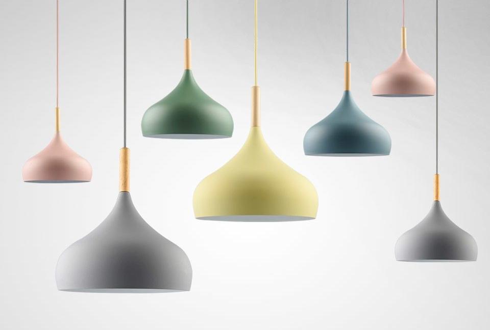 Freyza - Aether - Lampe suspendue Macaroon à finition mate