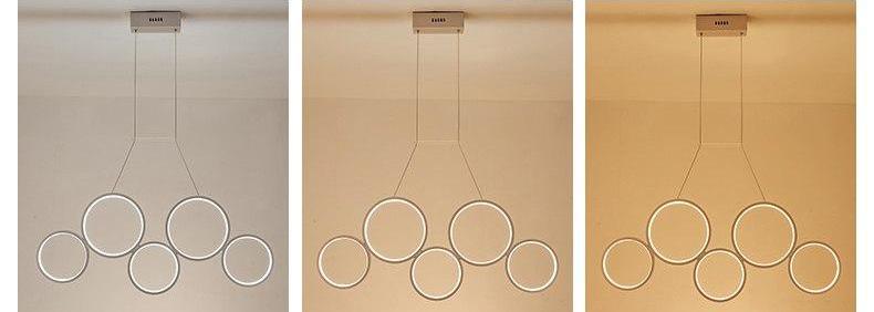 Freyza - Pendre - Hanging Dimmable Ring Lamp