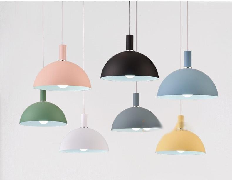 Freyza - Modern Nordic Round Lampshade Hanging Light