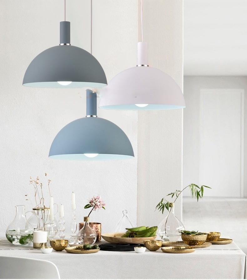 Freyza - Modern Nordic Round Lampshade Hanging Light