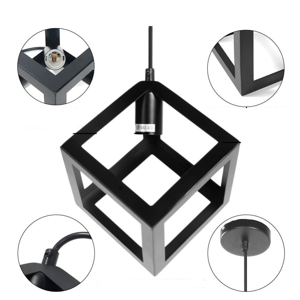 Freyza - Caerus - Lampe suspendue cubique géométrique nordique moderne