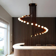 Freyza - Ava - Modern Nordic Spiral Chandelier