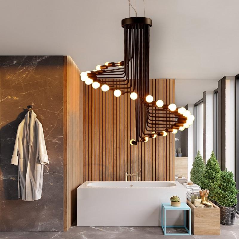 Freyza - Ava - Modern Nordic Spiral Chandelier