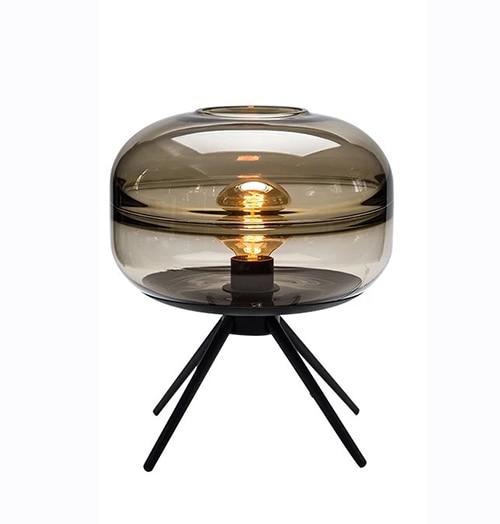 Freyza - Adler - Glaskuppel Tischlampe