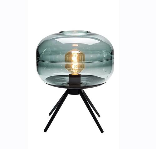 Freyza - Adler - Glaskuppel Tischlampe