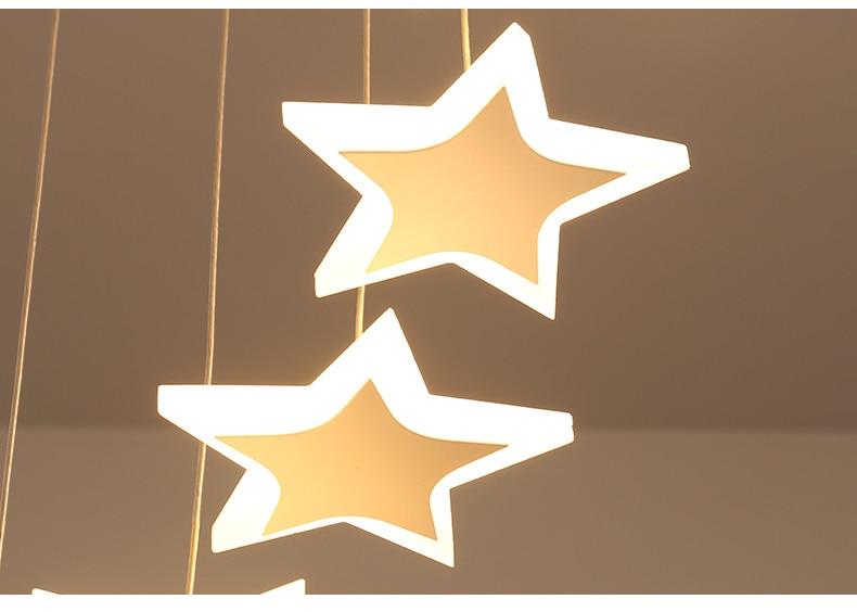 Freyza – Starlight – Hängender Sternen-Kronleuchter