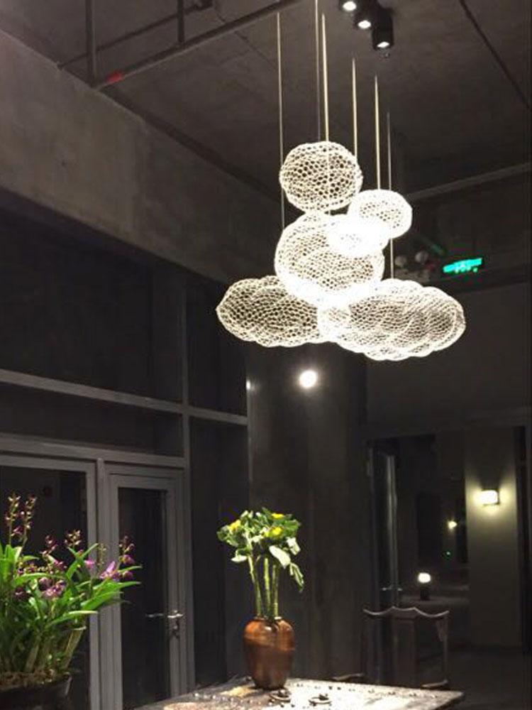 Freyza - Amica - Étoile Art déco moderne - Lampes nuageuses lumineuses à pois