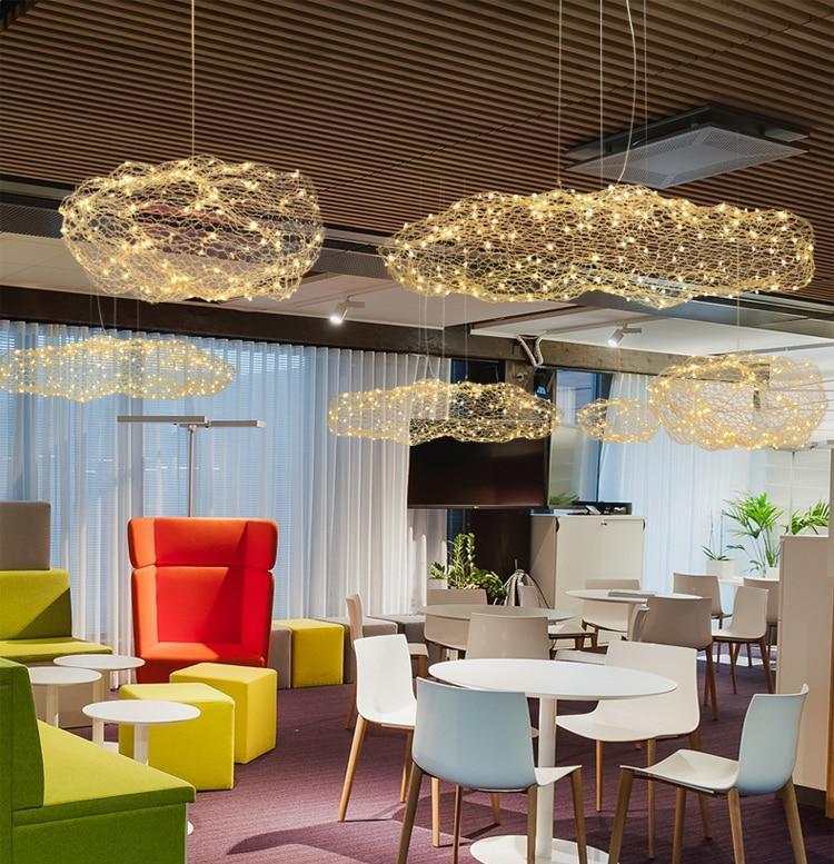 Freyza - Amica - Étoile Art déco moderne - Lampes nuageuses lumineuses à pois