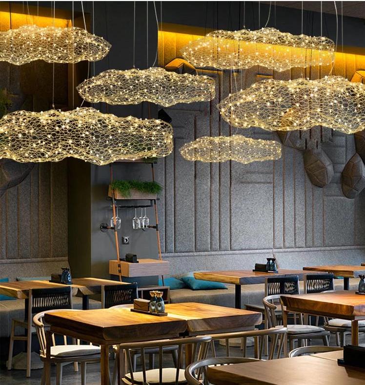 Freyza - Amica - Étoile Art déco moderne - Lampes nuageuses lumineuses à pois