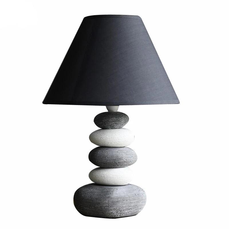 Freyza - Stonia - Modern Ceramic Stone Pile Lamp